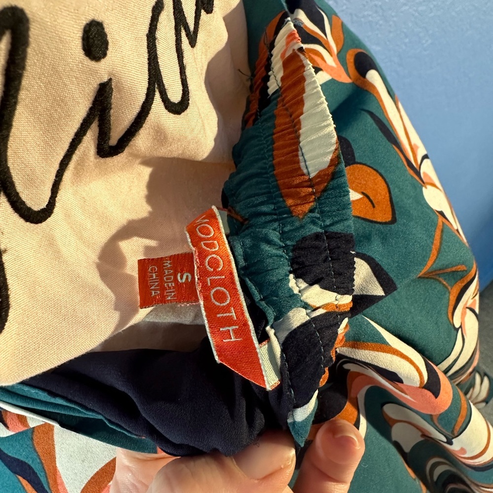 Modcloth Radiant Array Ruffled A-Line Floral Midi… - image 8